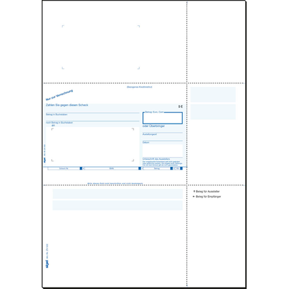 Artikelbild 3 für SIGEL SEPA-Verrechnungsscheck Bankformulare ZV532, 250 Blatt, Artikelnummer 508028