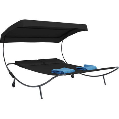 Artikelbild für VCM my garden Sonnenliege Bindox schwarz Stahl, Artikelnummer 179707