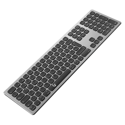 Artikelbild 2 für RaidSonic ICY BOX® KSK-8023BTRF Tastatur kabellos silber, Artikelnummer 105367