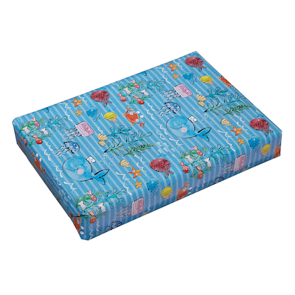 Artikelbild 4 für JUNG SCHÖNER VERPACKEN Geschenkpapier Capitano Fische mehrfarbig, 20,0 m, Artikelnummer 223158