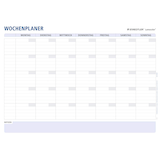 Artikelbild 1 für STAEDTLER Lumocolor Wochenplaner, Tageseinteilung 84,1 x 59,4 cm, Artikelnummer 301269