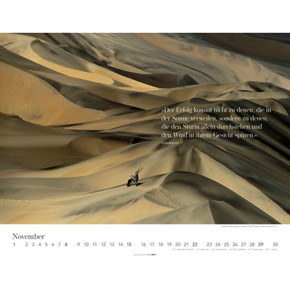 Artikelbild 12 für Weingarten Monats-Wandkalender Wege des Erfolgs 2026, 1 St., Artikelnummer 551087