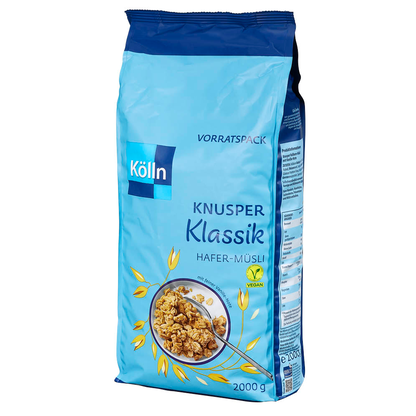 Artikelbild 6 für Kölln Knusper Klassik Müsli 2,0 kg, 1 St., Artikelnummer 259436