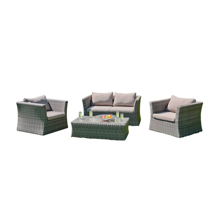 Artikelbild für Garden Pleasure Loungegruppe Avila grau Kunststoff, Metall, 12-teilig, Artikelnummer 193995