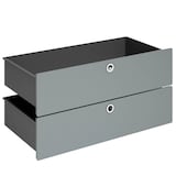 Artikelbild 1 für viasit System4 Schubladen anthrazit 75,0 x 37,5 x 37,5 cm, Artikelnummer 135994