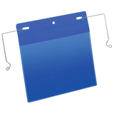 Artikelbild 1 für DURABLE Drahtbügeltaschen blau A5, 50 St., Artikelnummer 556600