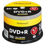 Artikelbild 1 für Intenso DVD+R 4,7 GB, 50 St., Artikelnummer 910083