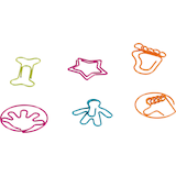 Artikelbild 1 für BRUNNEN Büroklammern farbsortiert kunststoffüberzogen, 24 St., Artikelnummer 498845