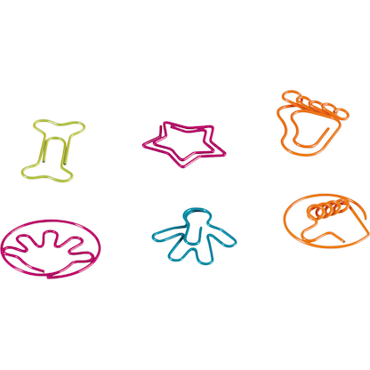 Artikelbild für BRUNNEN Büroklammern farbsortiert kunststoffüberzogen, 24 St., Artikelnummer 498845