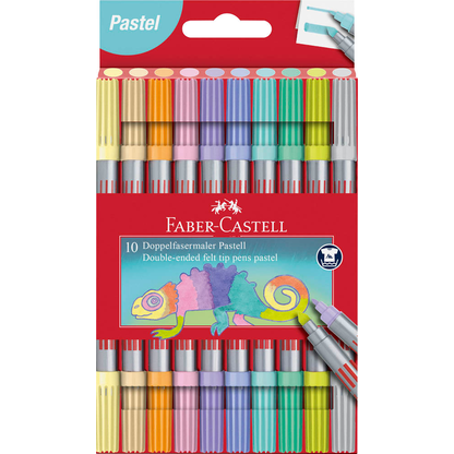 Artikelbild für FABER-CASTELL Filzstifte farbsortiert, 10 St., Artikelnummer 100436