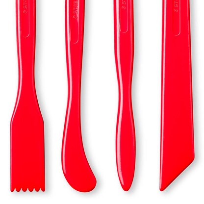 Artikelbild 4 für STAEDTLER Modellierwerkzeug rot 4er Set, 1 Pack, Artikelnummer 116697