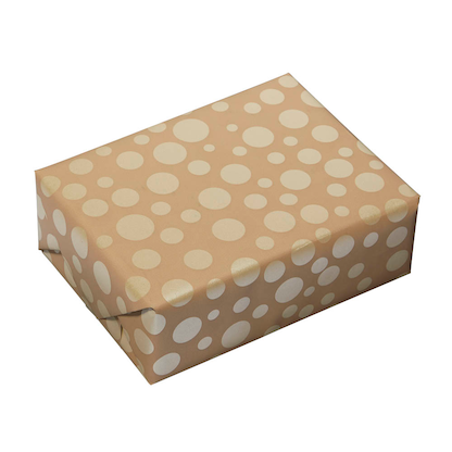Artikelbild 4 für JUNG SCHÖNER VERPACKEN Geschenkpapier Ballero Punkte braun, 20,0 m, Artikelnummer 223168