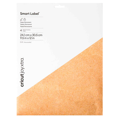 Artikelbild für cricut™ Joy Xtra Smart Label Papier für Schneideplotter braun 24,1 x 30,5 cm, 4 St., Artikelnummer 299809