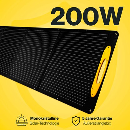 Artikelbild 9 für Aqiila® Sunbird P200 Lade-Solarpanel schwarz, Kabellänge: 3,0 m, 200 W, Artikelnummer 533939