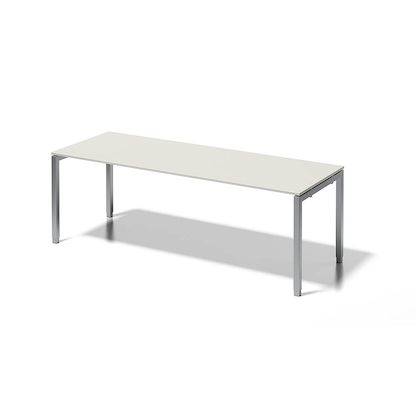 Artikelbild für BISLEY Cito höhenverstellbarer Schreibtisch grauweiß, silber rechteckig, 4-Fuß-Gestell silber 220,0 x 80,0 cm, Artikelnummer 257225