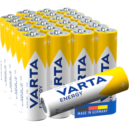 Artikelbild für VARTA Batterien ENERGY Cube Alkali-Mangan Mignon AA 1,5 V, 24 St., Artikelnummer 553713