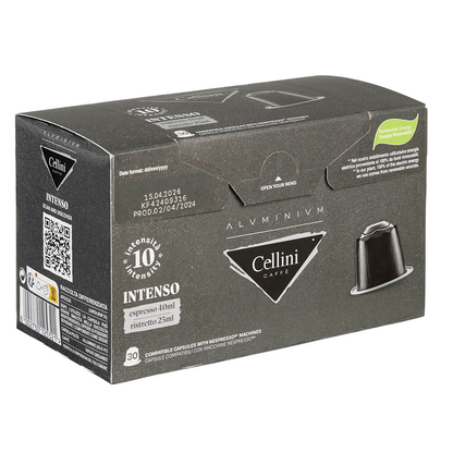 Artikelbild 4 für Cellini ESPRESSO INTENSO Kaffeekapseln, Arabica- und Robustabohnen kräftig, 30 Stück, Artikelnummer 720694