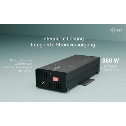 Artikelbild 4 für i-tec® USB-Hub USB-C/USB-A Metal Charging + data 20-fach schwarz, Artikelnummer 662738