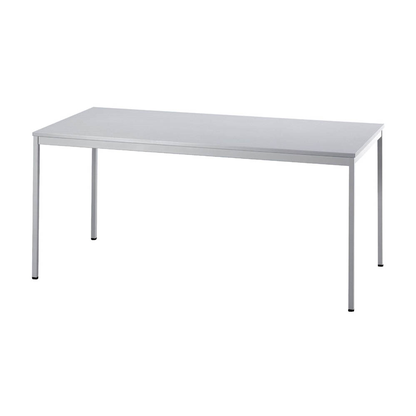 Artikelbild für HAMMERBACHER Mehrzwecktisch lichtgrau rechteckig, Vierkantrohr grau, 160,0 x 80,0 x 72,0 cm, Artikelnummer 528869