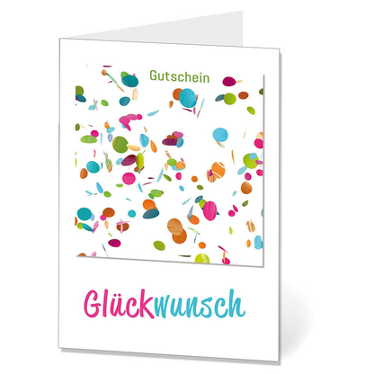 Artikelbild für LUMA Gutschein Konfetti AM1043 DIN B6, 1 St., Artikelnummer 753933