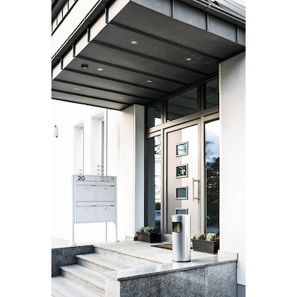 Artikelbild 3 für DURABLE Standaschenbecher silbermetallic, 1 St., Artikelnummer 471185