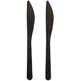 Artikelbild 1 für circulware RESBONSIBLES Mehrweg-Messer, Kunststoff schwarz, 50 St., Artikelnummer 889354