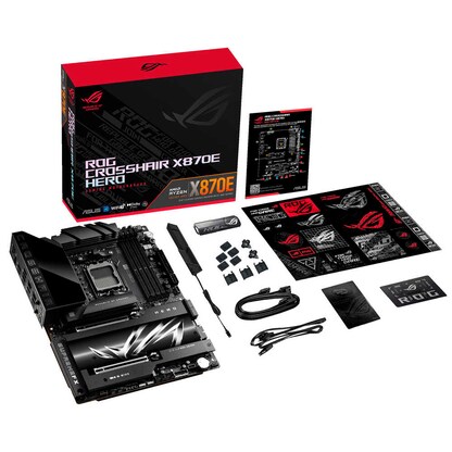 Artikelbild 12 für ASUS ROG CROSSHAIR X870E Mainboard, AM5, ATX, X870, 192 GB, Artikelnummer 685778