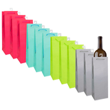 Artikelbild 1 für Idena Geschenktüten für Flaschen farbsortiert 12,5 x 35,0 cm, 12 St., Artikelnummer 677079