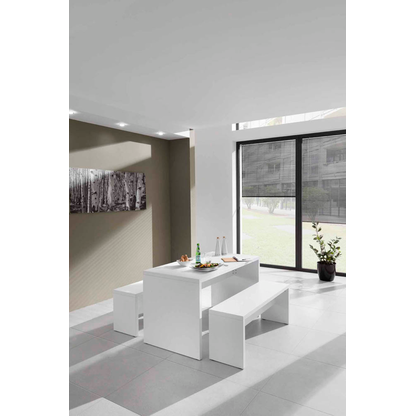 Artikelbild 4 für HAMMERBACHER Mehrzwecktisch Meeting Point MP 130 weiß rechteckig, Wangen-Gestell weiß, 130,0 x 68,0 x 72,8 cm, Artikelnummer 369862