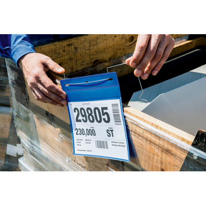 Artikelbild 2 für DURABLE Drahtbügeltaschen blau A5, 50 St., Artikelnummer 556600