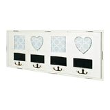 Artikelbild 1 für HAKU Möbel Wandgarderobe 28320 weiß Holz 4 Haken 63,0 x 26,0 cm, Artikelnummer 551923