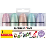 Artikelbild 1 für EBERHARD FABER Glitzer pastell Mini Textmarker farbsortiert, 5 St., Artikelnummer 749543