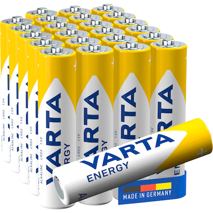 Artikelbild für VARTA Batterien ENERGY Cube Alkali-Mangan Micro AAA 1,5 V, 24 St., Artikelnummer 553707