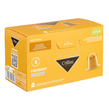 Artikelbild 6 für Cellini ESPRESSO CREMOSO Kaffeekapseln, Arabicabohnen kräftig, 30 Stück, Artikelnummer 720712