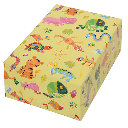 Artikelbild für JUNG SCHÖNER VERPACKEN Geschenkpapier Fantasia Tiere mehrfarbig, 20,0 m, Artikelnummer 223471