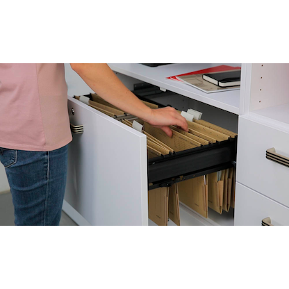 Artikelbild 7 für HAMMERBACHER Regalschrank Haziender, V7300/5/5/SG lichtgrau 80,0 x 42,0 x 200,4 cm, 1 St., Artikelnummer 792614