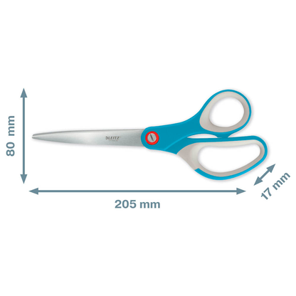 Artikelbild 2 für LEITZ Papierschere COSY hellblau 20,5 cm, Artikelnummer 648513
