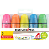 Artikelbild 1 für EBERHARD FABER Glitzer neon Mini Textmarker farbsortiert, 5 St., Artikelnummer 749777