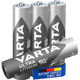 Artikelbild 1 für VARTA Batterien ULTRA LITHIUM Lithium Micro AAA 1,5 V, 4 St., Artikelnummer 541003