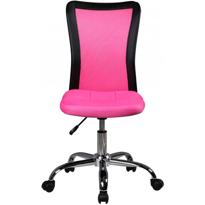 Artikelbild 2 für AMSTYLE Kinderdrehstuhl, SPM1.315 Stoff rosa, Gestell silber, Artikelnummer 905352