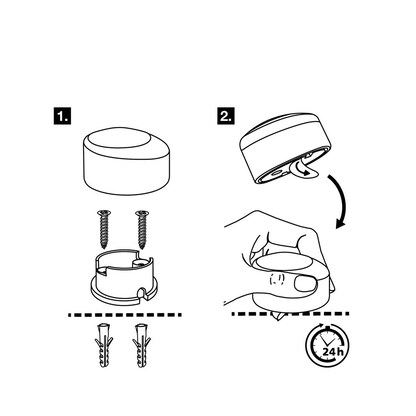 Artikelbild 3 für WAGNER® design yourself EH 5181 Türstopper Zinkdruckguss, Kautschuk Ø 5,0 cm, Artikelnummer 419589