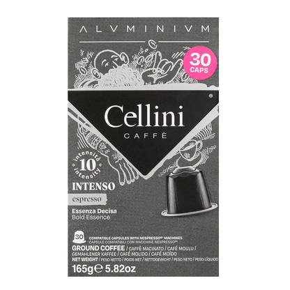 Artikelbild 5 für Cellini ESPRESSO INTENSO Kaffeekapseln, Arabica- und Robustabohnen kräftig, 30 Stück, Artikelnummer 720694