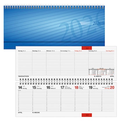 Artikelbild für rido idé Tischquerkalender 2026, 1 St., Artikelnummer 594792