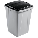 Artikelbild 1 für DURABLE Durabin 90 Mülleimer 90,0 l grau, schwarz, 1 St., Artikelnummer 235628