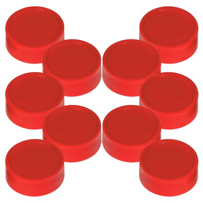 Artikelbild für MAUL Magnete rot, Kunststoff Ø 3,4 x 1,4 cm, 10 St., Artikelnummer 368617