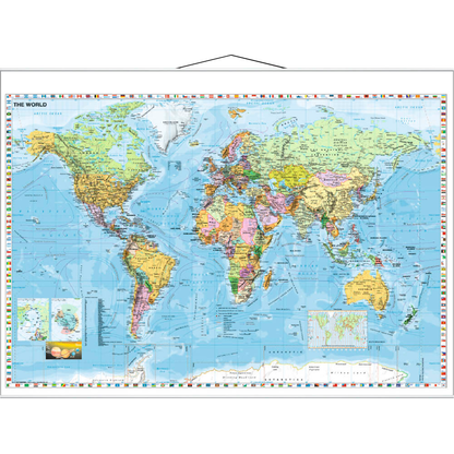 Artikelbild für FRANKEN Weltkarte Karton, Artikelnummer 801647