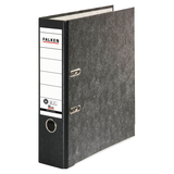 Artikelbild 1 für FALKEN Recycling Ordner schwarz marmoriert Karton 8,0 cm DIN A4, 1 St., Artikelnummer 872248