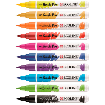 Artikelbild für Talens ECOLINE® Brush-Pens farbsortiert, 10 St., Artikelnummer 926444