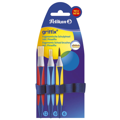 Artikelbild für Pelikan griffix® Pinsel-Set Größe 6, 12, 3-teilig, Artikelnummer 253979