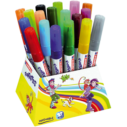 Artikelbild für edding FUNTASTICS Filzstifte farbsortiert, 18 St., Artikelnummer 822813